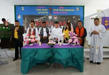 Pekerja Migran Indonesia Merayakan Natal Bersama di Sarawak