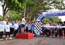 Ribuan Warga Ramaikan Fun Run Lampung Selatan Fest