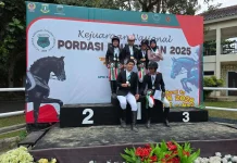 Sumsel Naik Podium di Kejurnas Equestrian 2025