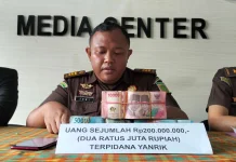 Bukti Setoran Uang Pengganti Sebagai Bukti PK Yanrik