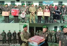 Dandim 1301 Sangihe Salurkan Bantuan Operasional 