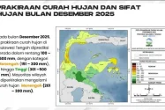 BMKG: Sulteng Waspada Potensi Curah Hujan Tinggi