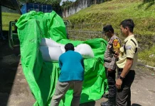 Polsek Beduai Distribusikan Jagung ke Bulog Sanggau