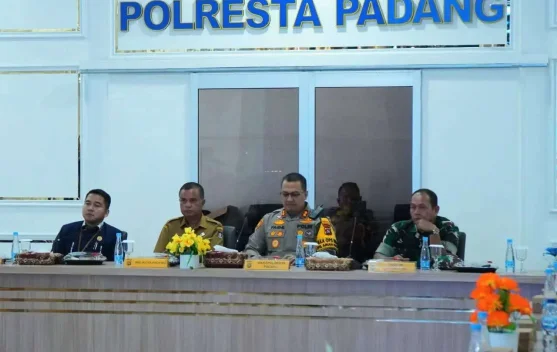 Pemko dan Polresta Padang Mantapkan Kesiapan Pengamanan Nataru