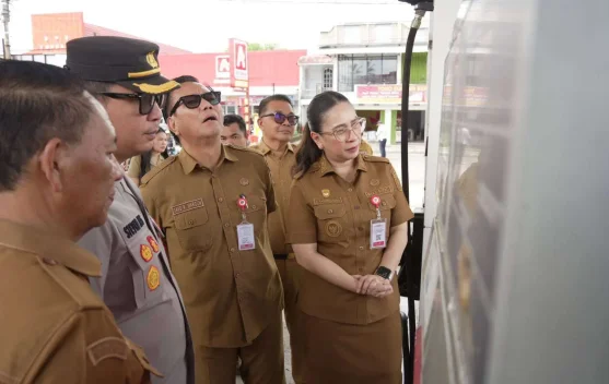 Jelang Nataru, Forkopimda Minahasa Sidak SPBU