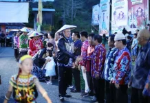 Rayakan Natal Setarap, Wempi Kobarkan Semangat Malinau Maju