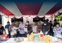 Kalapas Ternate Hadiri Pemusnahan Barang Bukti