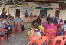 Babinsa 04/Tigalingga Hadiri Musrenbang Desa Lau Lebah 2026