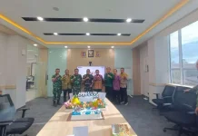 Dandim 0206/Dairi Beri Surprise HUT ke-130 BRI Sidikalang