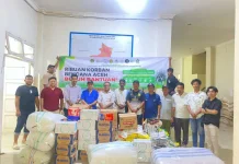 Fakultas Ushuluddin Filsafat UIN Ar-Raniry Bantu Korban Bencana 