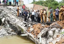Gubernur Sumsel Tinjau Jembatan Ambruk di Prabumulih