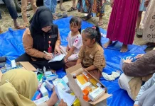 ISPA dan Diare Mengintai Pengungsi Aceh Utara