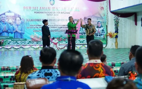 Natal Long Pada, Wempi Janji Tuntaskan Akses Sungai Tubu