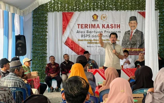 Blusukan di Ujung Timur Wonogiri, Sriyanto Saputro Sosialisasikan 4 Pilar