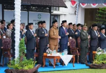 Bupati Barut Hadiri Harbak PU ke-80 Tingkat Provinsi
