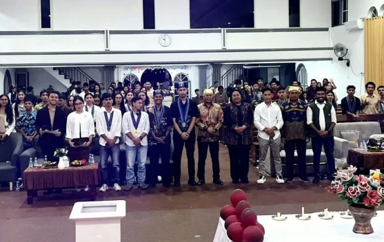 Wawali Ternate Hadiri Natal GMKI 2025