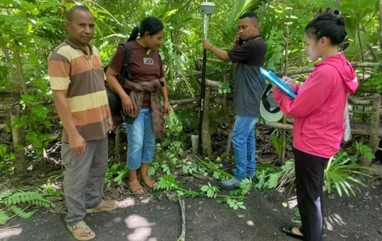 Kantah TTU Pengukuran, Pemetaan Tanah Kadastaral Desa Oelami
