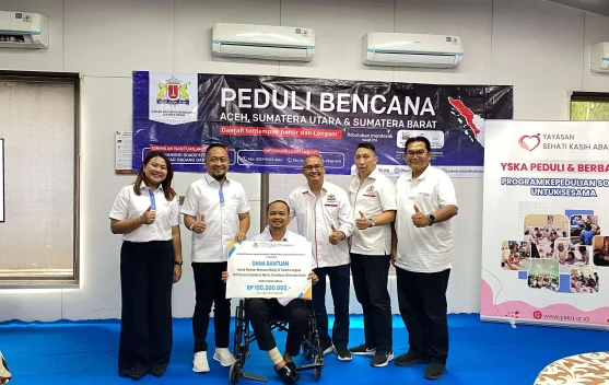 YSKA-Kadin Jakarta Timur Gelar Penyerahan Bantuan untuk Sumatera