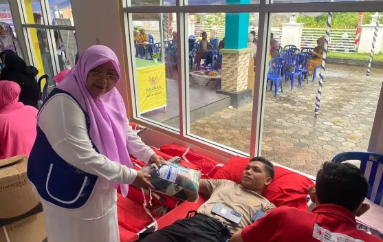 Sat Samapta Polres Bima Kota Donor Darah