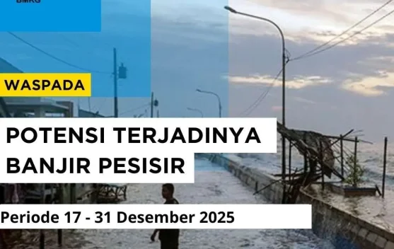 BMKG Waspadai Banjir Rob Pesisir Maluku