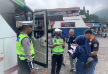 Satlantas Polres Tegal Gelar Ramp Check Jelang Nataru  