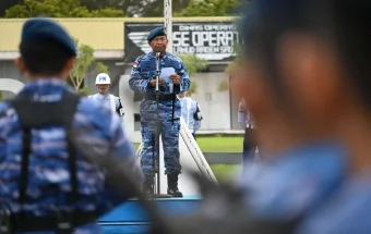 Danlanud RSA Natuna Sampaikan Amanat Panglima Koopsudnas