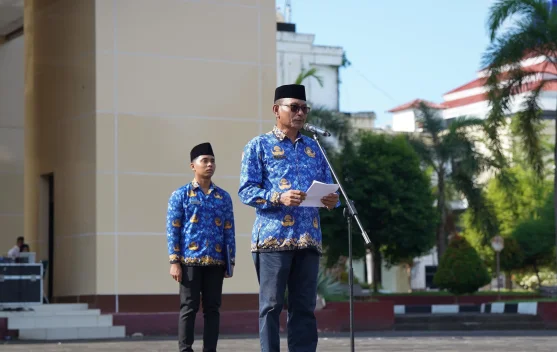 Upacara HKN, Kepala BPBD Malut Ingatkan Cuaca Ekstrem 