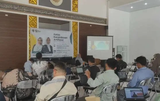 Kelas Kecerdasan Artifisial MAFINDO Babel bagi Guru Pesantren 