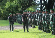 Kodim Abdya Upacara Hari Juang TNI AD ke-80