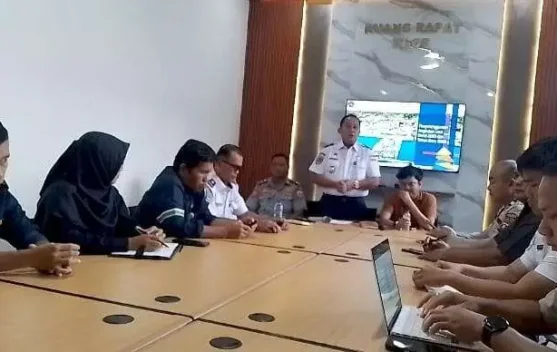 KSOP Gunungsitoli Gelar Rapat Koordinasi Posko Nataru 2025-2026