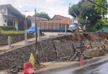 PPK 2.2 Jateng Tangani Pondasi Longsor di Purwokerto