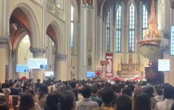 Christmas Eve Celebration at Jakarta Cathedral