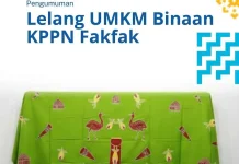Lelang UMKM KPPN Fakfak Sukses Jangkau Pasar Nasional