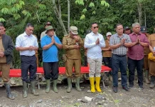 Bupati Humbahas doa bersama Masyarakat Batu Nagodang Siatas