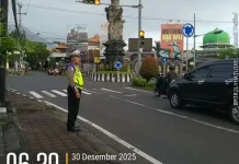 Personil Lantas Laksanakan Gatur Pagi Ktl 1 Subagan