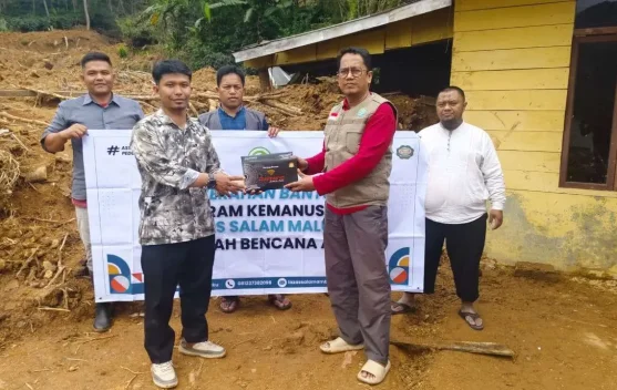 LAZ As-Salam Maluku Bantu Korban Bencana Aceh Rp27Juta