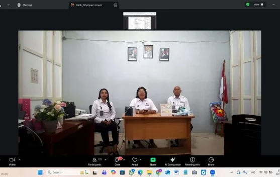 Kanwil Ditjenpas Maluku Ikuti Rakor Bapas Daring Nasional