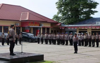 Sebanyak 81 Personil Polri di Biak Naik Pangkat 