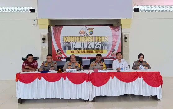 Polres Beltim Gelar Rilis Akhir Tahun 