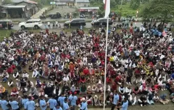 Ribuan Peserta Jalan Sehat Meriahkan Hari Amal Bakti Kemenag