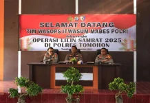 Kapolres Kotamobagu Hadiri Kegiatan Bersama Itwasum Mabes Polri