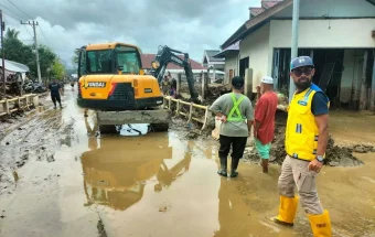 PUPR Aceh Tangani Dampak Banjir di Pidie Jaya 