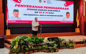 PMI Apresiasi  Ratusan Relawan Donor Darah Sukarela