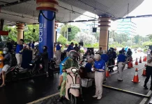 Pintu Timur Ancol Mulai Ramai Jelang Pergantian Tahun