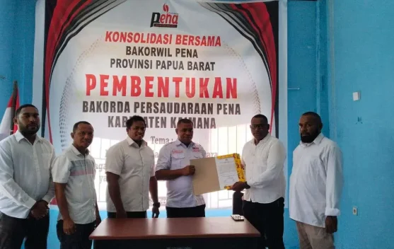 Bakorda PENA Kaimana Periode 2025–2030 Resmi diBentuk