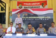 Polres Kaimana Catat Penurunan Kriminalitas Sepanjang 2025
