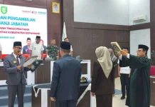 Akhir Tahun, Bupati Kepahiang Lantik Eselon II