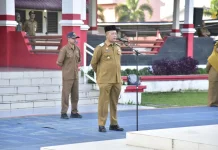 Wakil Bupati Tapteng Pimpin Apel Perdana ASN Tahun 2026