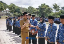 Bupati Kolaka Serahkan SK Pengangkatan PPPK Paruh Waktu 