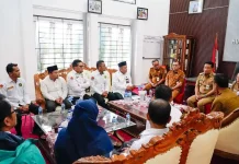 Bupati Humbahas Terima Audiensi Kemenag Bahas Hibah KUA